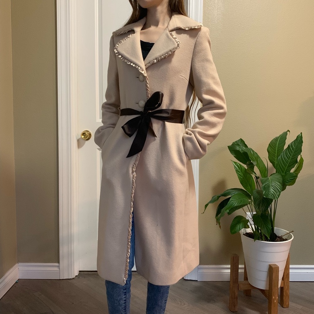 Express Creme Coat - image 1